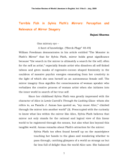 9. Terrible Fish in Sylvia Plath`s Mirrors: Perception and Relevance