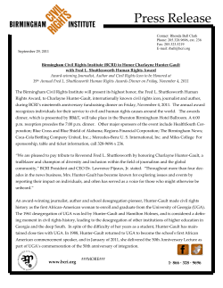 Press Release - Birmingham Business Alliance