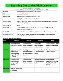 Agenda - Montana University System