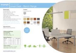 Lineal Desk Specification