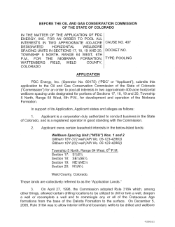 PDC Energy, Inc., LLC