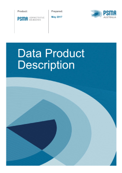 Admin Boundaries Product Description