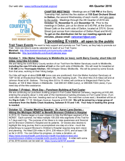 4th Qtr - North Country Trail Association