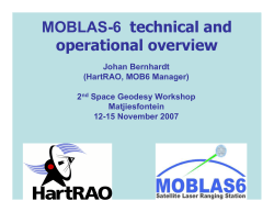 MOBLAS-6 technical and operational overview