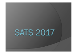 SATS support for 2017 - Holmbush Primary Academy