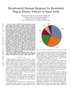 Decarbonized Demand Response for Residential Plug-in