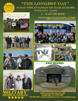 D-Day Only 2018 - Military Historical Tours