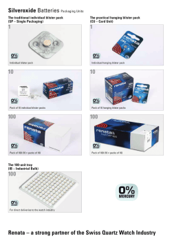1 1 100 10 10 100 100 Renata &ndash; a strong partner of the Swiss