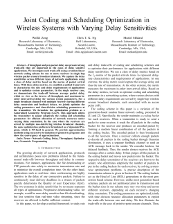Joint Coding and Scheduling Optimization in Wireless Systems with