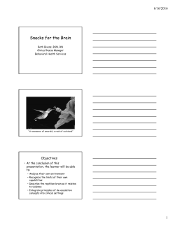 Snacks for the Brain