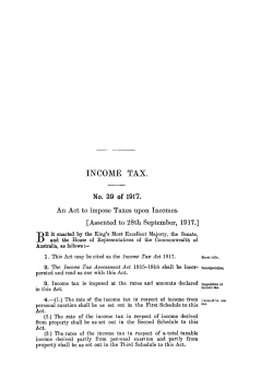 INCOME TAX.