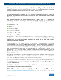 FY2013 - Fayetteville State University