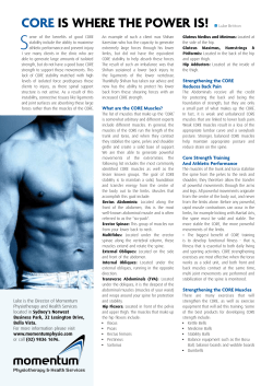 core is where the power is!