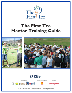 Mentor Orientation Manual