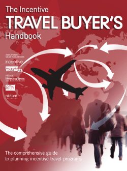 The comprehensive guide to planning incentive travel programs