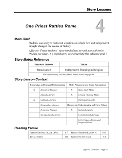 Stories 4, 5, 6 - Home Page of Different Drummers