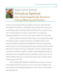 2.1Galbraith - Assay: A Journal of Nonfiction Studies