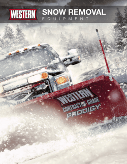 snow removal - Western Plows