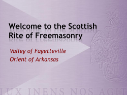 the Scottish Rite of Freemasonry