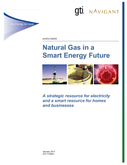 Natural Gas in a Smart Energy Future
