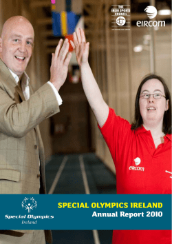 SPECIAL OLYMPICS IRELAND Annual Report 2010