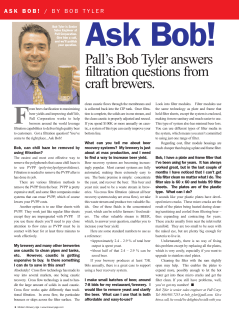 Ask Bob (1), Modern Brewery Age