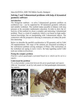 Solving 2 and 3-dimensional problems with help of dynamical