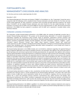 2015 Sept Management Discussion Analysis