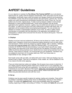 Print Guidelines - Pan African Film Festival