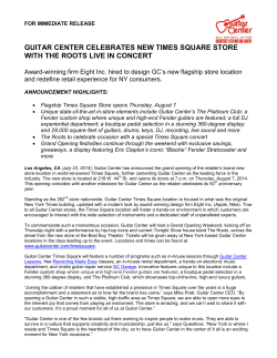 Guitar Center Celebrates New Times Square Store With The Roots