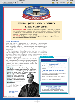 NLRB v. JONES AND LAUGHLIN STEEL CORP. (1937)
