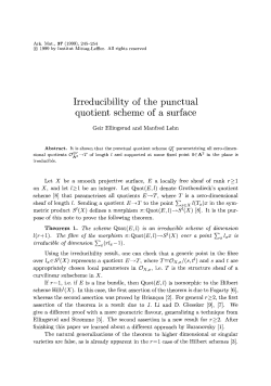Irreducibility of the punctual quotient scheme of a surface