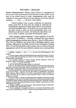 Milliken v. Bradley - Hofstra Law Review