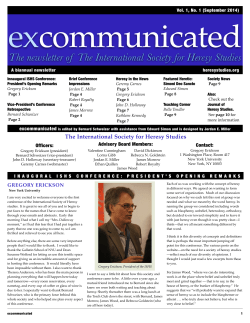 excommunicated - International Society for Heresy Studies