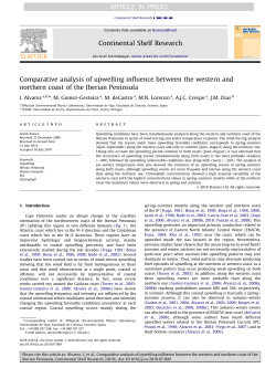Comparative analysis of upwelling influence between