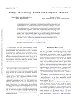 Strategy Use and Strategy Choice in Fraction Magnitude Comparison