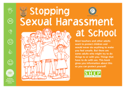 Stopping Sexual Harassment at School