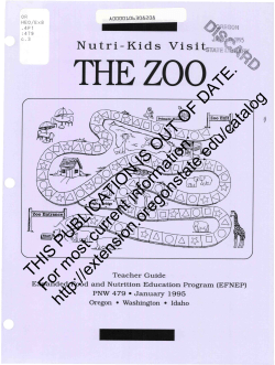 THIS PUBLICATION IS OUT OF DATE. For most current information