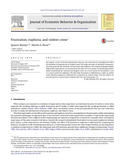 Frustration, euphoria, and violent crime