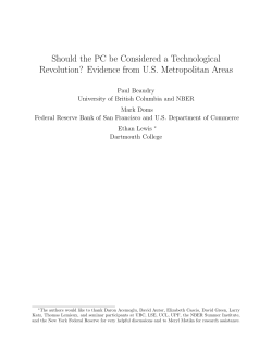 Should the PC be Considered a Technological Revolution