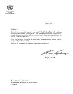 elements of convergence on two key issues of Security Council reform