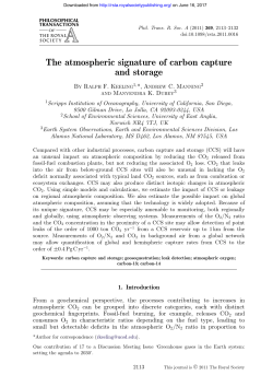 The atmospheric signature of carbon capture and storage