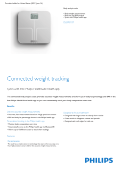 Body weight measurement Body analysis scale