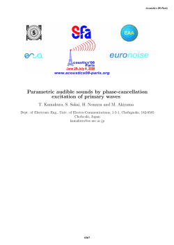 Parametric audible sounds by phase-cancellation