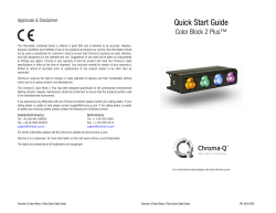 Quick Start Guide - AC Lighting Inc.