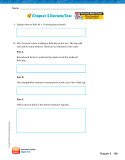 Chapter 3 Review/Test