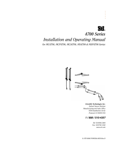 LCM Controllers in MC4700 Safety Light Curtains