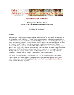 African American Migration Stories: