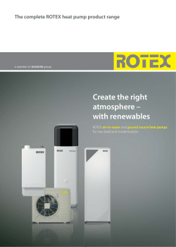Create the right atmosphere &ndash; with renewables