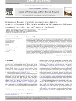 Emplacement dynamics of phonolite magma into maar